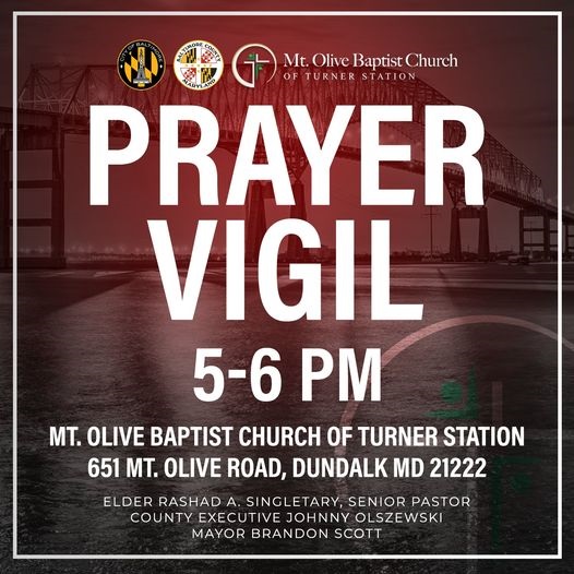 Key Bridge Prayer Vigil Dundalk 20240326