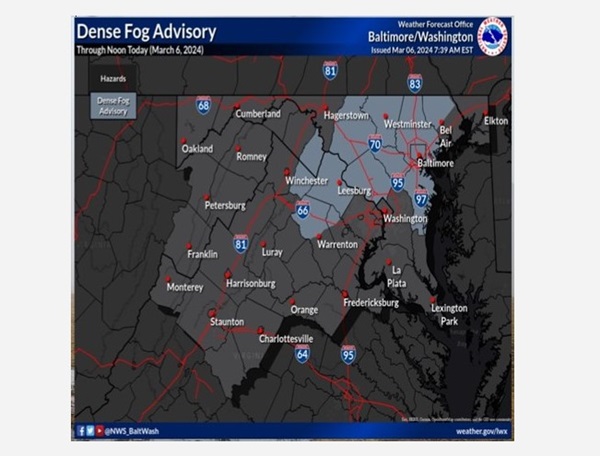 NWS Baltimore Dense Fog Advisory 20240306a