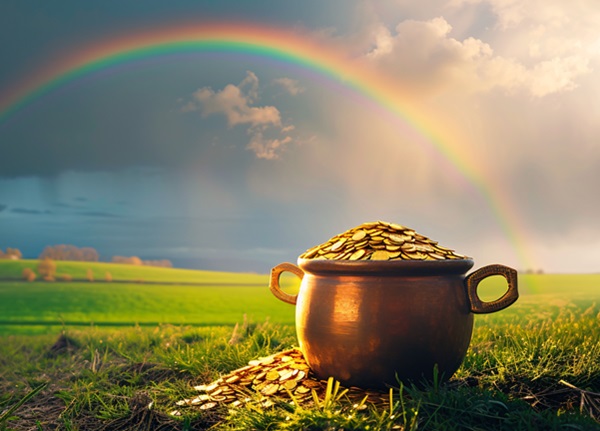 Pot of Gold Saint Patricks Day