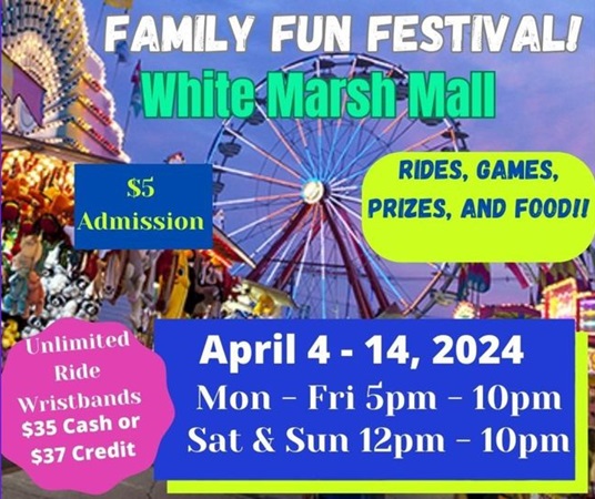 White Marsh Mall Family Fun Festival 202404