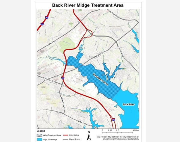 Back River Midge Treatment Area 202404