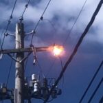 Belair Road Utility Pole Fire 20240426