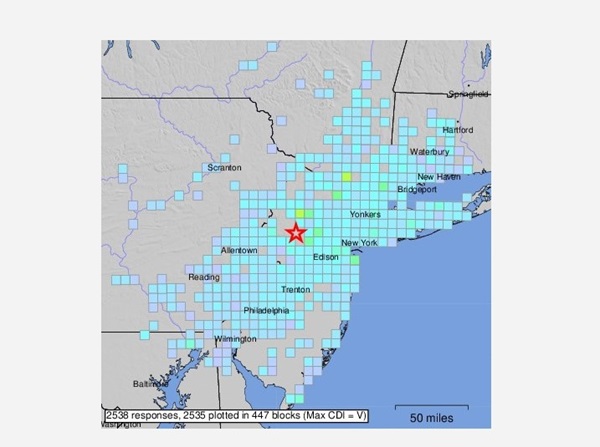 Mid-Atlantic Earthquake 20240405