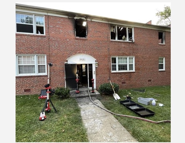 Towson Apartment Fire 20240826