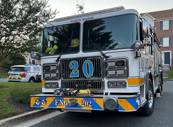 White Marsh Volunteer Fire Company WMVFC Engine 20