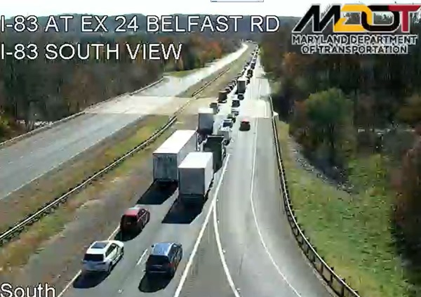 I-83 Crash Baltimore County 20241101