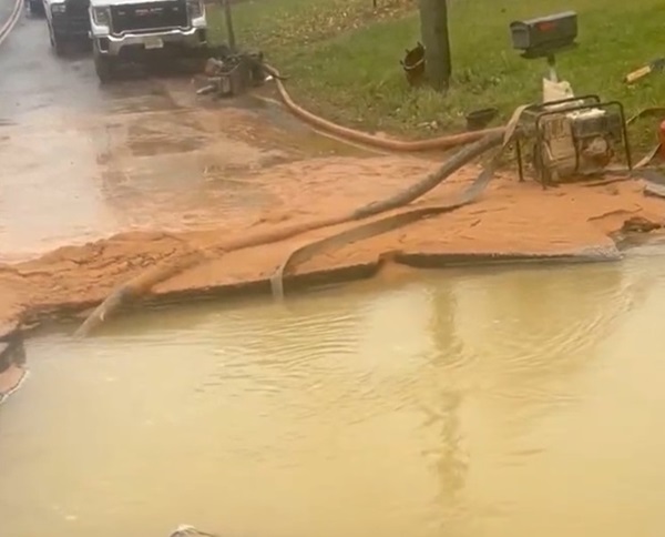 Rosedale Water Main Break 20241122