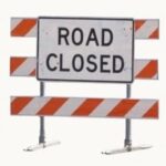 Road Closed Sign