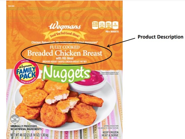 Wegmans Breaded Chicken Nuggets Recall 202501