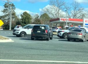 White Marsh MD Exxon Police Presence 20250228a