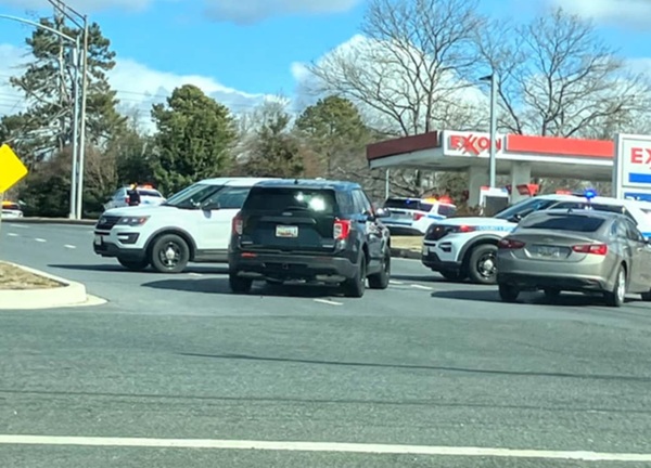 White Marsh MD Exxon Police Presence 20250228a