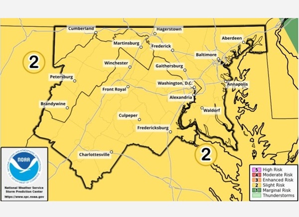 NWS Baltimore Severe Weather Outlook 20250304