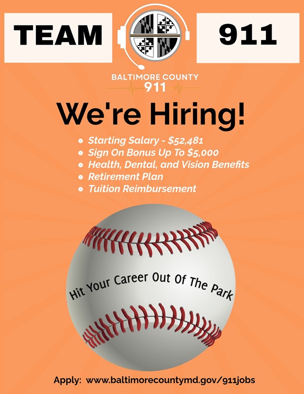 Baltimore County 911 Center Hiring