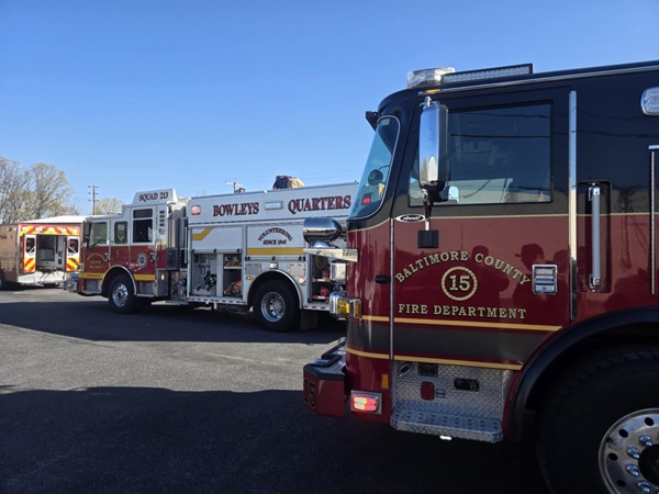 Bowleys Quarters Volunteer Fire Rescue and Marine BaltCoFD Middle River MD Rescue 20250417