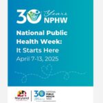 Maryland Department of Health Public Health Week 2025