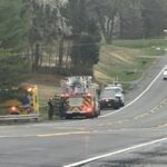 Mountain Road Fallston MD Crash 20250404