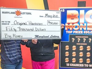 Original Pranksters 50000 Lottery Win Perry Hall MD 202505