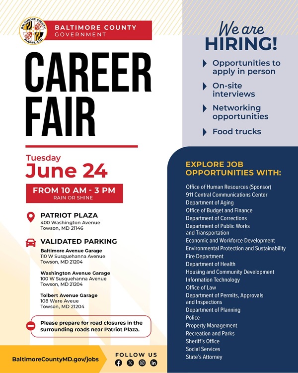 Baltimore County Career Fair 20250624