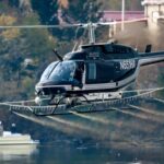 Baltimore County DEPS Midge Treatment Helicopter