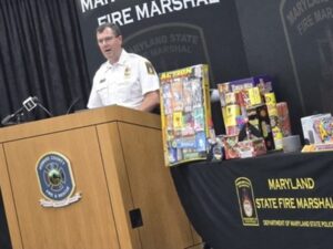 Maryland Acting State Fire Marshal Jason Mowbray Fireworks Safety 202506