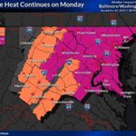 NWS Baltimore Extreme Heat Warning 20250622