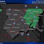 NWS Baltimore Flood Watch 20250618