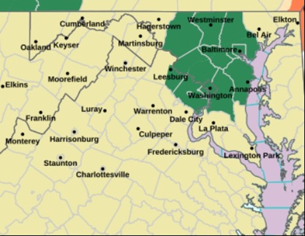 NWS Baltimore Flood Watch 20250630