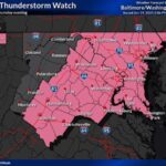 NWS Severe Thunderstorm Watch Mid Atlantic 20250619a