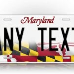 Personalized Maryland License Plate