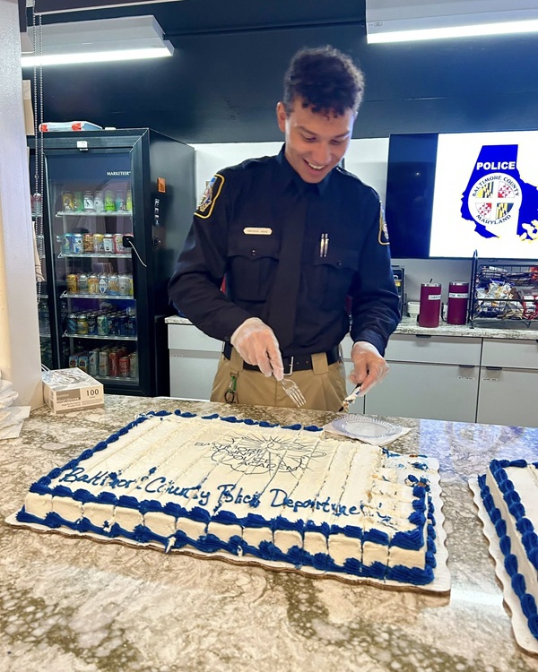 Baltimore County Police Department 174th Recruit Class Graduation Cake 2025