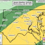 NWS Baltimore Severe Weather Probability 20250709a