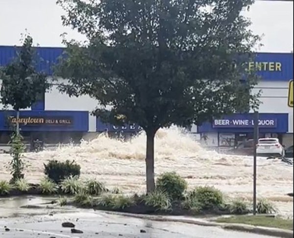 York Road Water Main Break